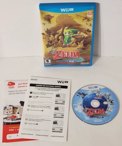 The Legend of Zelda: The Wind Waker HD (WII U, 2013) Complete - Tested & Working