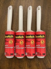 Scotch Lint Roller 4 x 22.6 -56 Sheets per Roller - Pack Of 4 224 Sheet Total