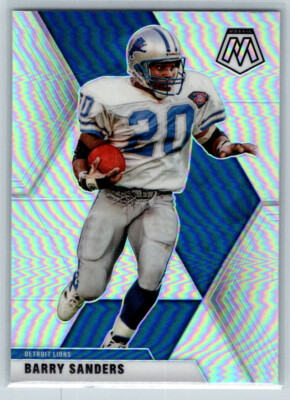 2020 Panini Mosaic Silver Holo #76 Barry Sanders Detroit Lions