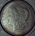 1921-D Morgan Silver Dollar - AU - Free Shipping