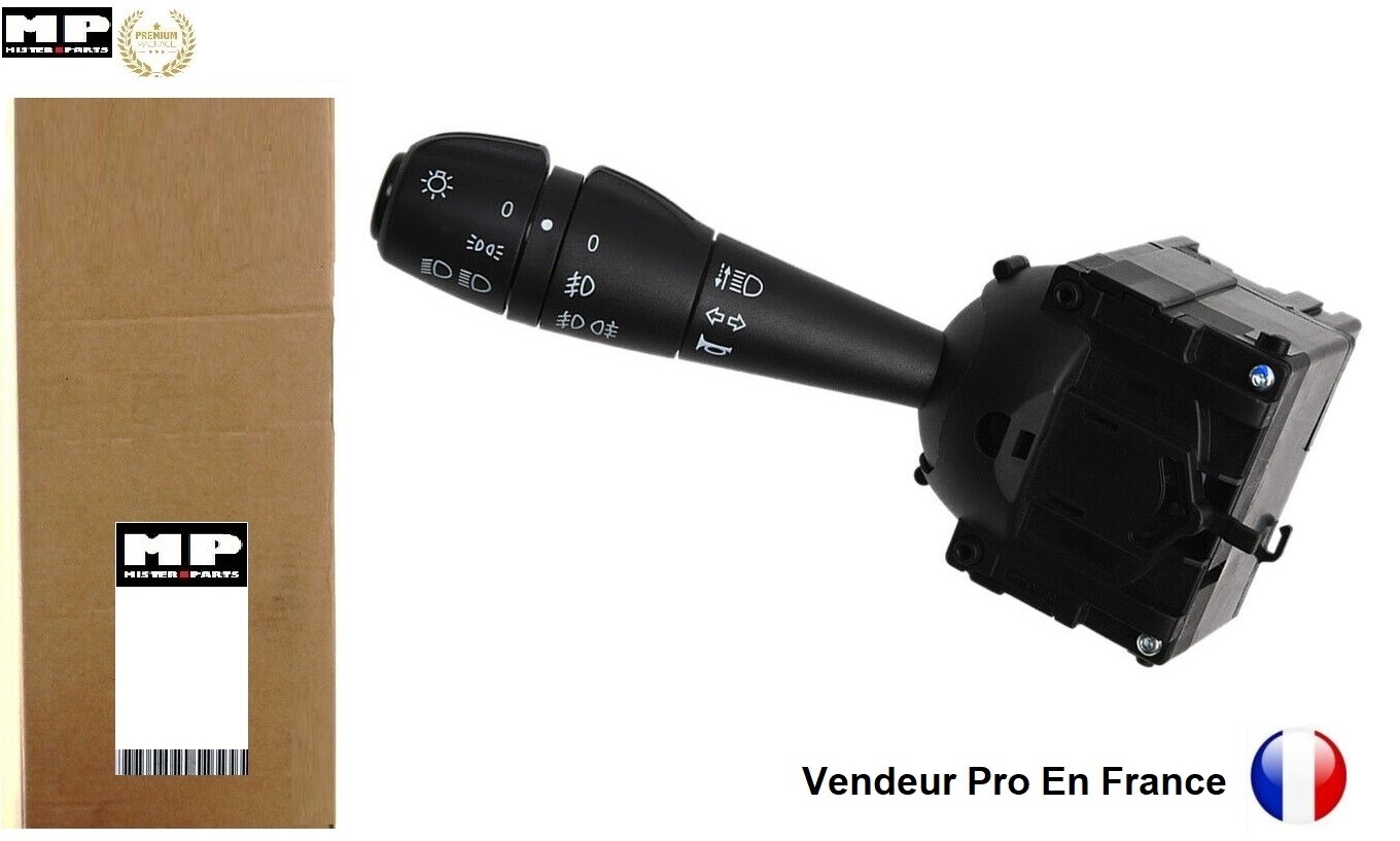 Commodo Dacia Dokker Lodgy Logan 8201167988 commande clignotant et klaxon de remplacement