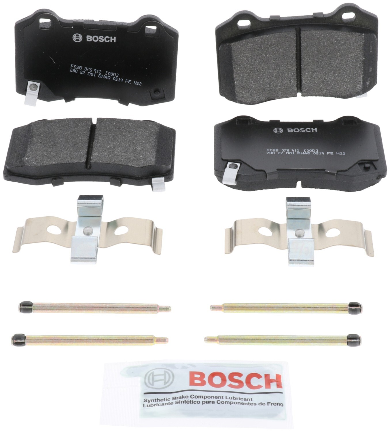 For 2006-2009 Ferrari F430 Bosch QuietCast Semi-Metallic Brake Pads Rear 2007