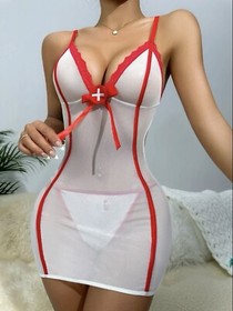 Sexy Lingerie Nurse Costume Dress Party Seductive Roleplay Hot Porn Star Outfit