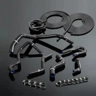 FOR 1992-2000 Honda Civic 1.6L SOHC D15 EG EK Silicone Radiator Coolant Hose Kit