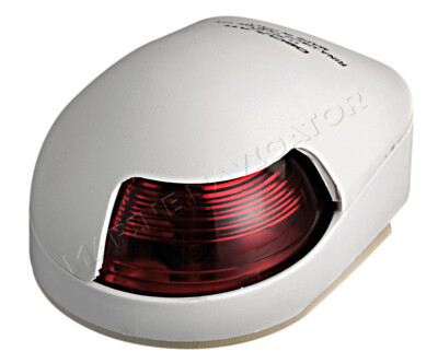 Osculati White Polycarbonate 112.5 Left Red Degrees Bicolor Deck Light 12V 8W