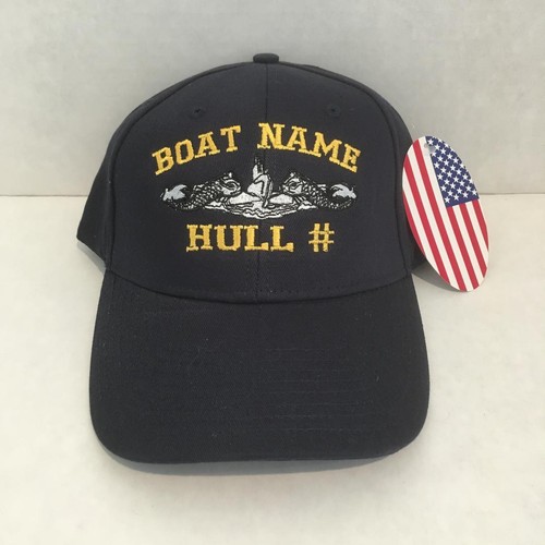 USS Oklahoma SSN 802- Emb Submarine Ball Cap - Made in USA - BCP c10992 - 第 1/2 張圖片