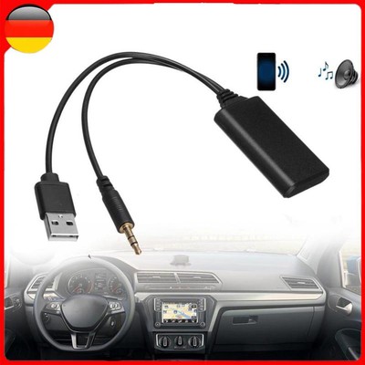 Bluetooth-compatible Receiver Portable AUX Adapter Music Audio Stereo Receiver