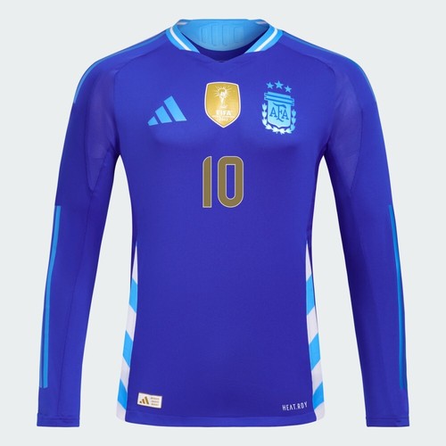 Argentina National Team 25 Authentic Away Long Sleeve Jersey - 10 MESSI - IP8382 - Picture 1 of 2