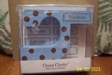 Closet Clarity - Baby Closet Dividers - NEW - Blue