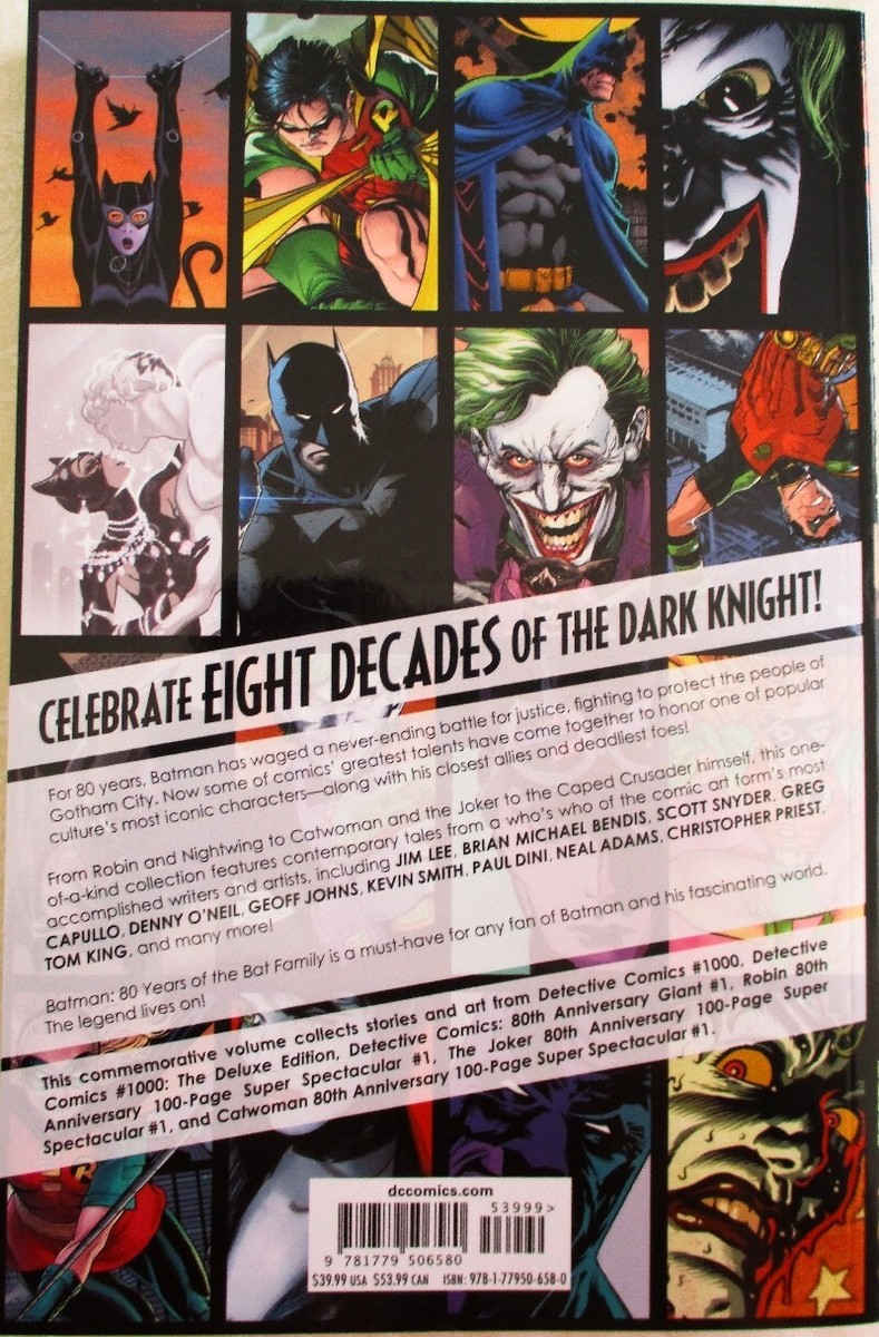 Batman: 80 Years of the Bat Family (DC Comics, 2020, Softcover