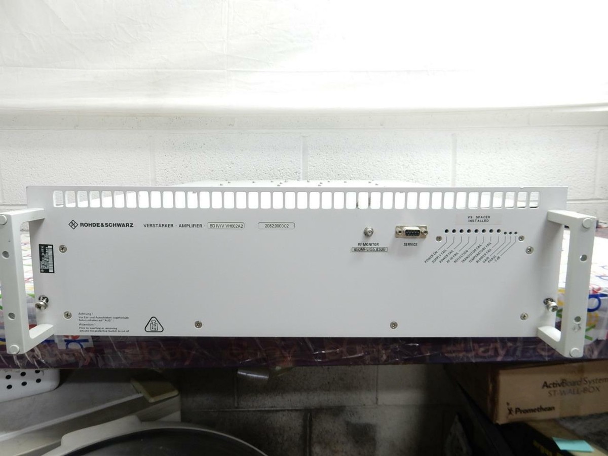 Rohde & Schwarz BD IV/V VH620A2 2082.9000.02 UHF Digital TV