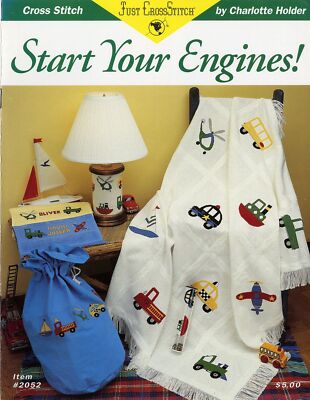 Just CrossStitch Item #2052 - Start Your Engines! by Charlotte Holder