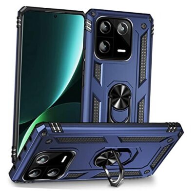 for Xiaomi 13 Pro Case, Xiaomi Mi 13 Pro Case Dual Layer Protective Heavy Blue