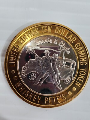 Whiskey Pete's Casino: Bonnie & Clyde Car .999 Silver PRIMM NV