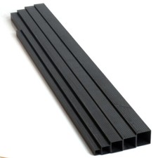 1pcs Carbon Fiber Square Tube 10MM 15MM 20MM 22MM 25MM 30MM 500 600mm