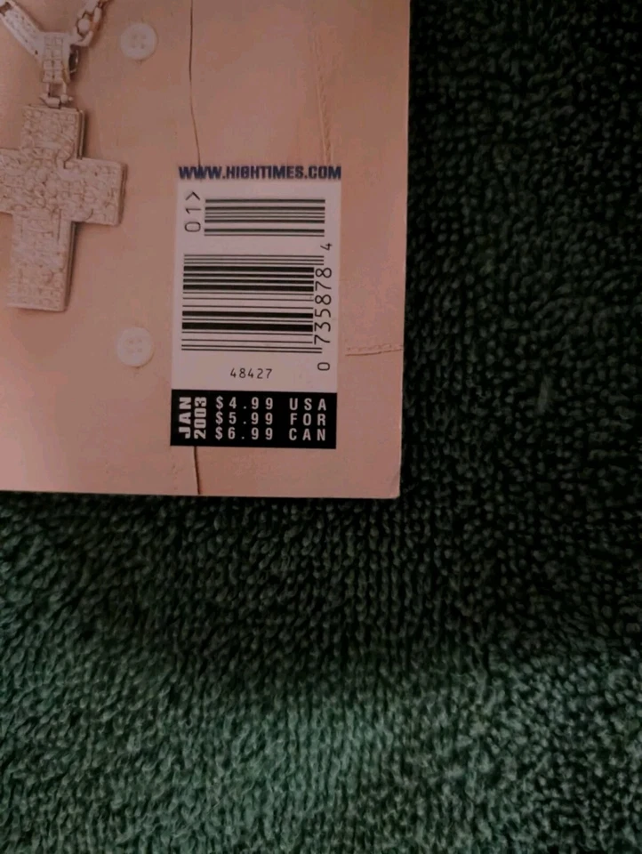 High Times Magazine January 2003 #328 Beenie Man With Poster Jorge Cervantes Foto 3 de 4