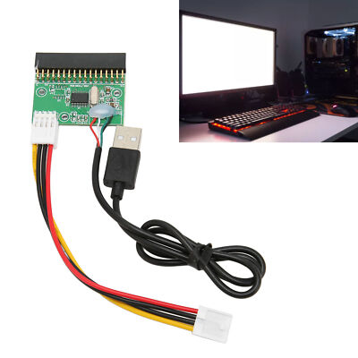1.44MB 3.5in Floppy Drive Stecker Und Play 34 PIN Auf USB Kabel Adapter NEU