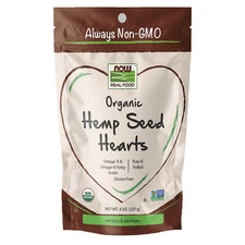 NOW FOODS Hemp Seed Hearts Organic 8 oz