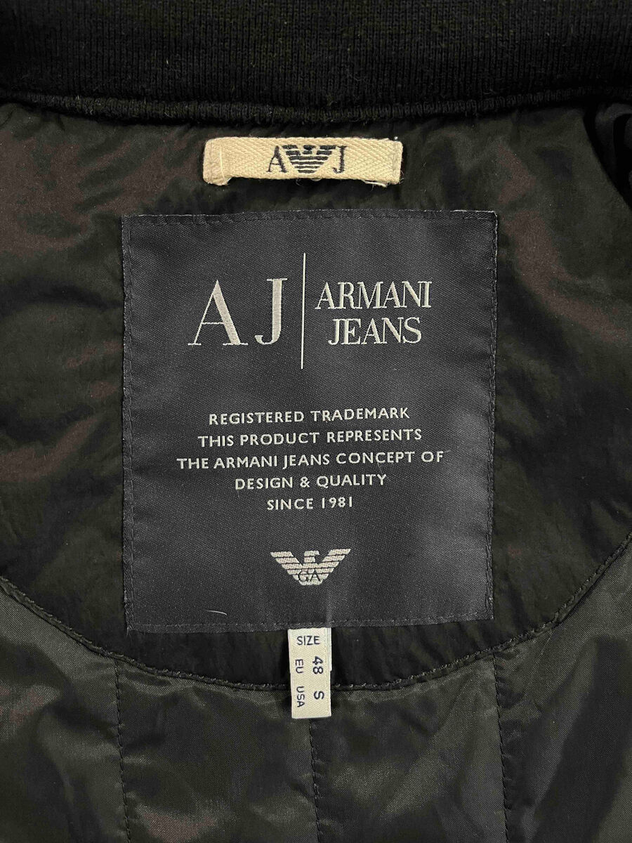 Armani Jeans Man Jacket Coat Black Size M - 48 | eBay Armani Jeans Man Jacket Coat Black Size M - 48 | eBay