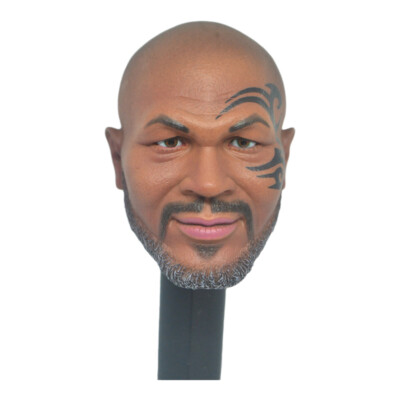 1/6 Scale Mike Tyson Head Sculpt for 12'' Male Action Figure Body Soldier Toys