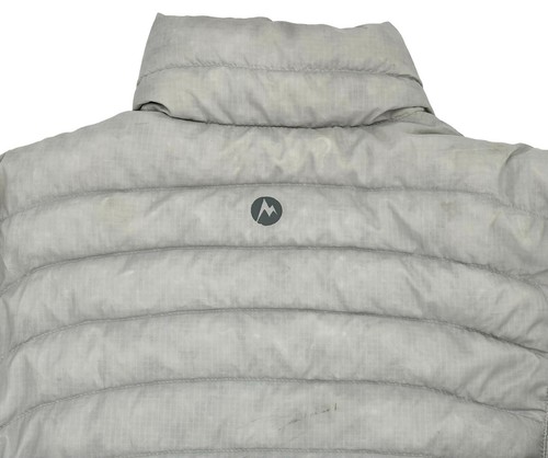 Marmot Silver 600 Fill Light Down Jacket Full Zip Size Small Adult Unisex - Picture 12 of 14