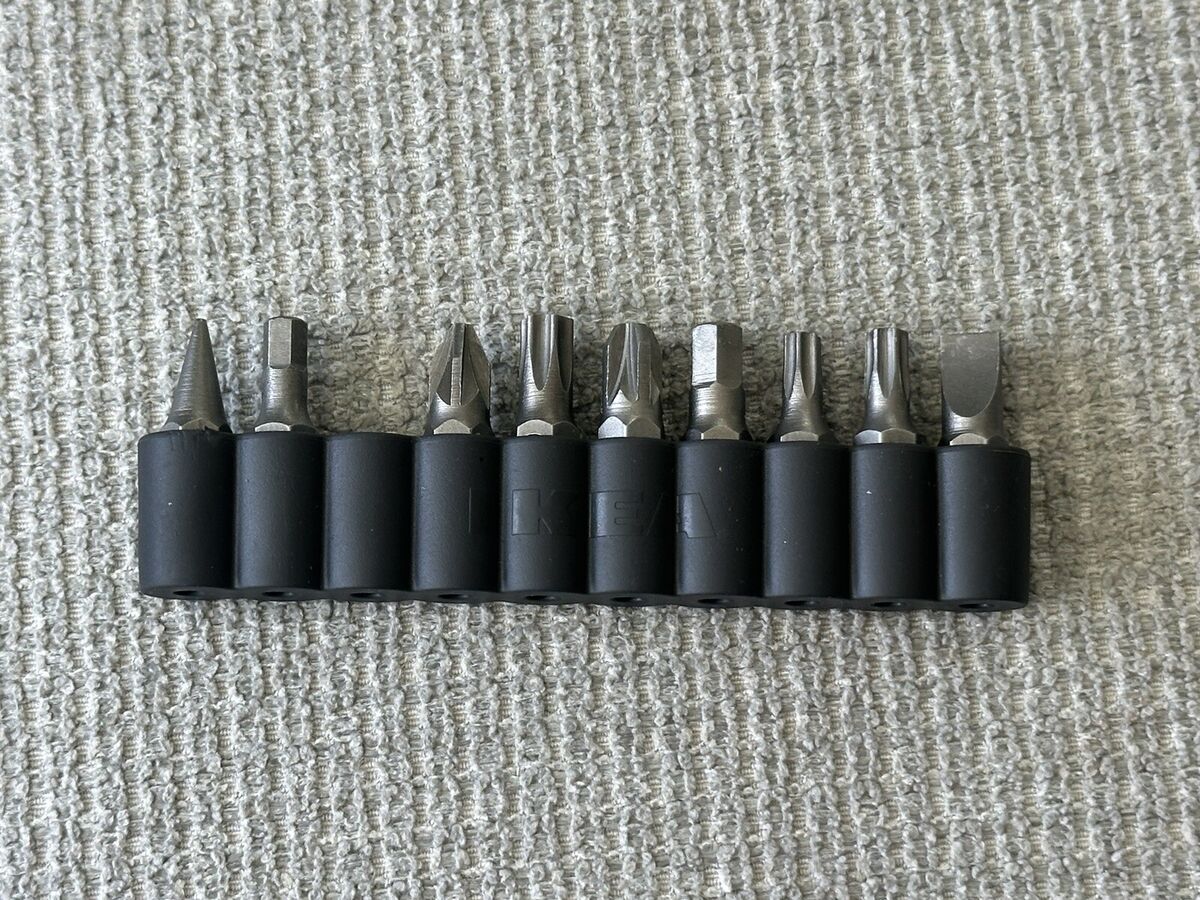 New Open Box IKEA Trixig Screwdriver Bit Set For 805.566.89 New Open Box IKEA Trixig Screwdriver Bit Set For 805.566.89