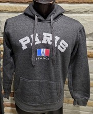 Paris France Pullover Sweatshirt Size M GRAY