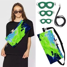 Sugar Glider Pouch & Harness Set, Bonding Sling for Travel Green