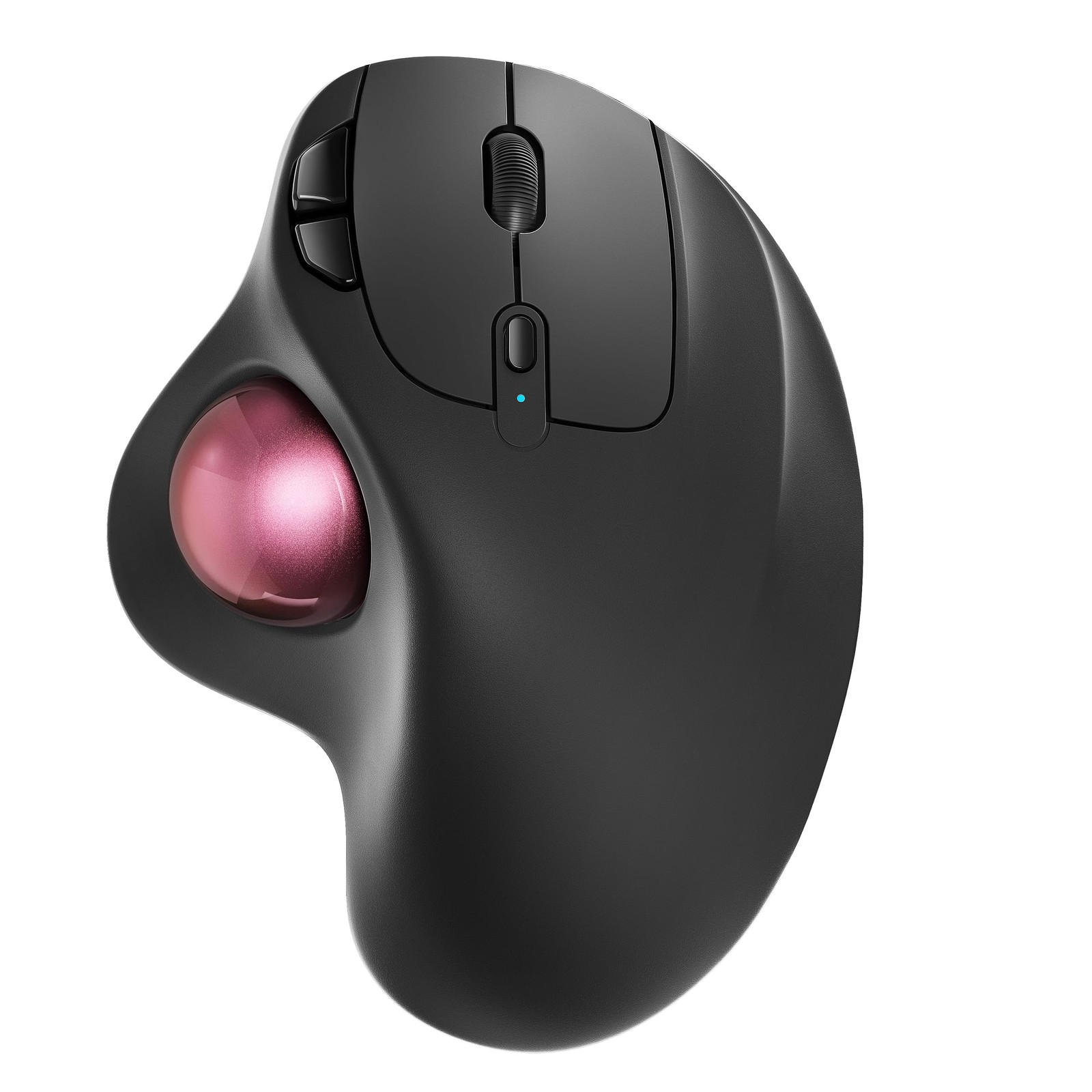 M501 Rechargeable Wireless Ergonomic Trackball Mouse with Easy Thumb Control