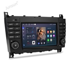 Android 14 Autoradio Carplay Navi f&uuml;r Mercedes Benz C-Klasse W203 C209 2004-2007