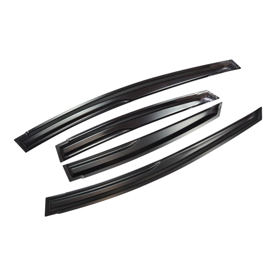 PARA TOYOTA PRIUS 2010-2015 ONDULADO ESTILO 3D VENTANA AHUMADA VISERA VENTILACIÓN PANTALLA EE. UU. Foto 3 de 4