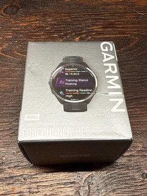 Garmin Forerunner 965 Unisex Smartwatch - Black (010-02809-00) for
