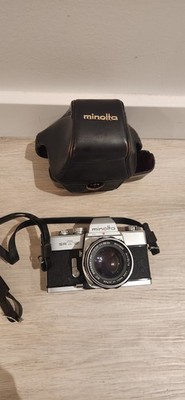 Mint Minolta SRT 101 35mm Film SLR w  Rokkor-X PG 55mm f1.4 + 135mm f/2.8 lenses