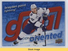 2025-26 Upper Deck Series 1 Goal Oriented Speckle Brayden Point #GO-13 READ 1s2n