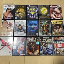 WWE DVD Set 15 Films Triple H Stone Cold Steve Austin Mick Foley Batista used