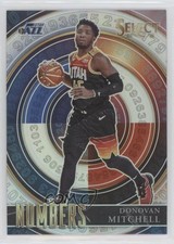 2020-21 Panini Select Select Numbers Silver Prizm Donovan Mitchell #9 7v5