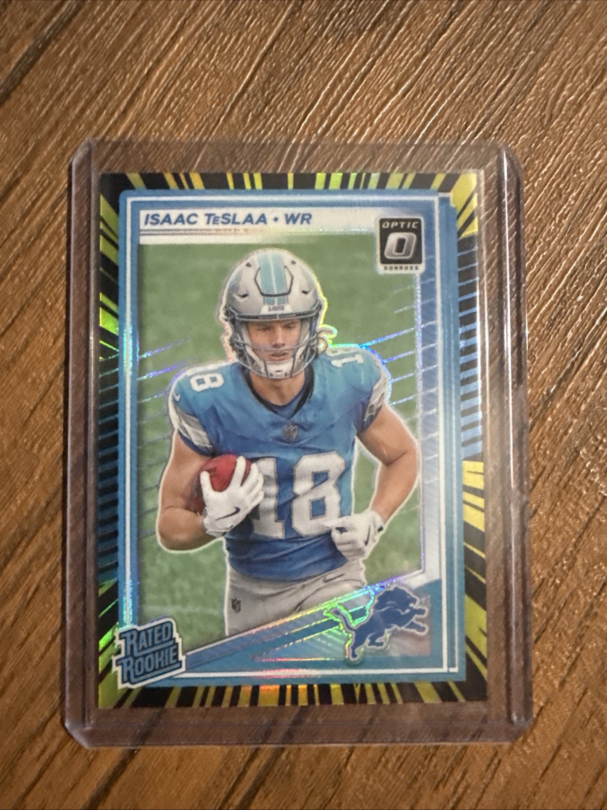 2025 Panini Donruss Optic Isaac Teslaa ELECTRICITY SSP Rated Rookie /75 #219