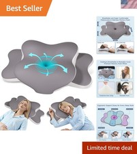 Sleep Apnea Pillow Ergonomic Cervical Neck Pillow for Pain Relief Support Coo...