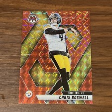 2025 Panini Mosaic Chris Boswell #57 Red Mosaic Prizm Pittsburgh Steelers
