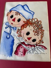 Raggedy Ann Original Art Painting by Randolph Armstrong  Greenville, SC 1971