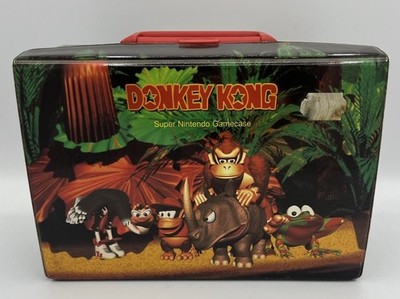 Super Nintendo Gamecase Donkey Kong Koffer zur Aufbewahrung der Spiele | SNES