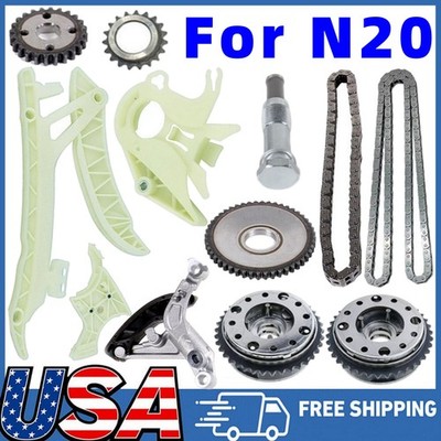Timing Chain Oil Pump Chain Kit VVT Gears for BMW 320I 328I X1 X3 Z4 2.0 N26 N20