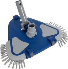 Weighted Pool Vacuum Head With Rotatable Hose Connector Brushes