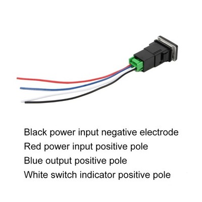 Wearproof DC12V 4 Wire Rear Fog Light switches Fit for Multiple Model