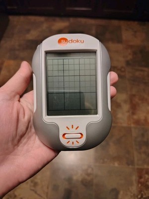 Vintage Sudoku Illuminated Handheld Electronic Game - Techno Source 2005   Works