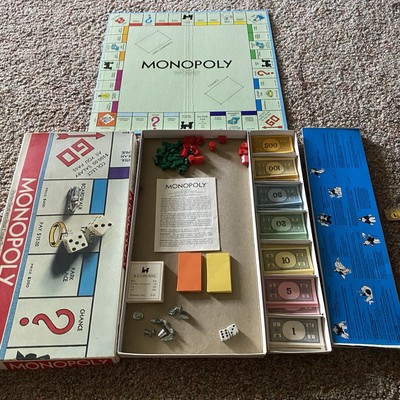 Vintage 1975 Monopoly Board Game Classic Original Parker Brothers 