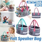 2pcs Doll Storage Organization Bag Felt Handbag Kids Toy Organizer Storage AU