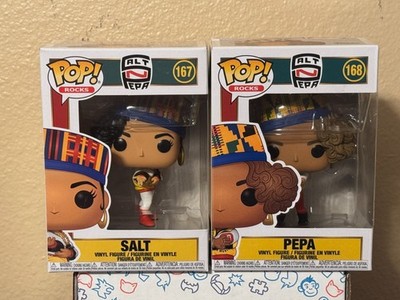 Funko POP! Rocks Salt-N-Pepa Set of 2 #167 SALT & #168 PEPA w Protectors