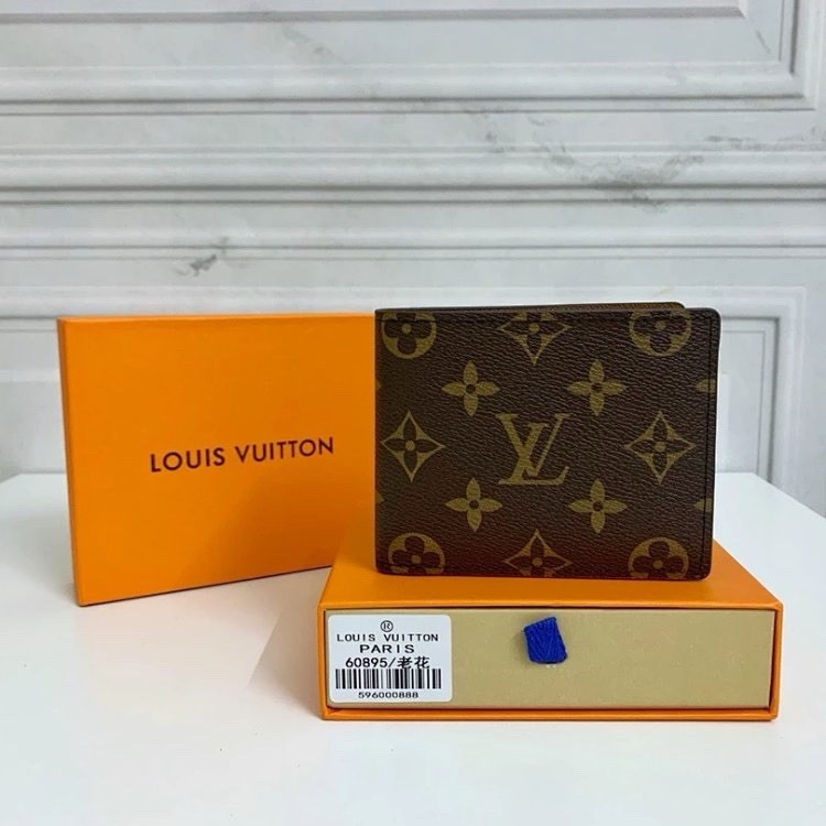 Louis Vuitton M60929 Credit Card Slots Wallet - Brown for sale