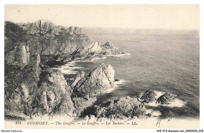 AYEP14-1100 - UK - Guernsey - The gouffre - The gouffre - Les rochers